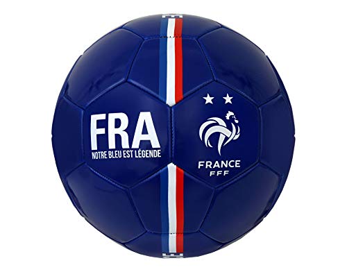Ballon De Football Officiel Equipe De France FFF, En Néoprène, Taille 5 - Pour Le Jeu Et La Collection